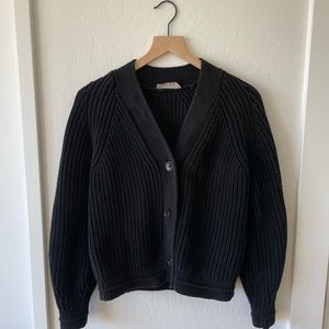 Chunky knit cardigan